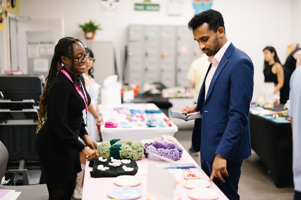 Arts pop-up shop